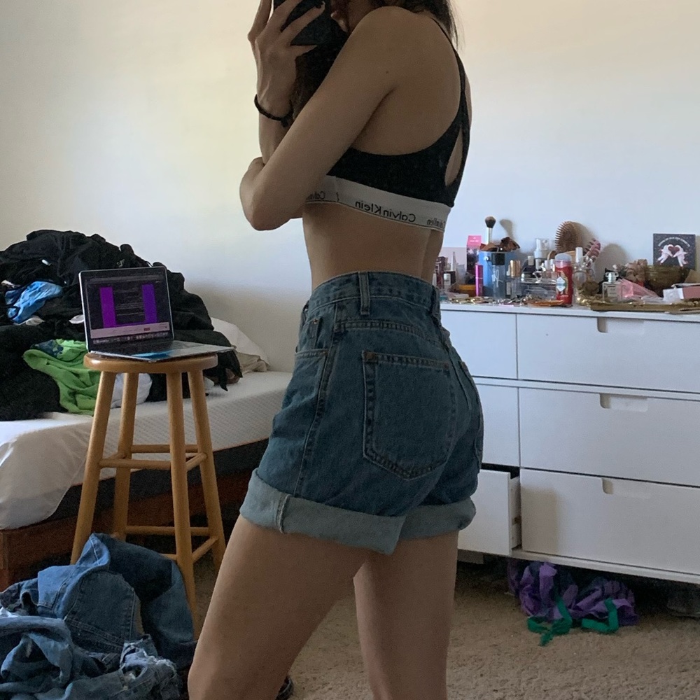 High waisted Jean Shorts